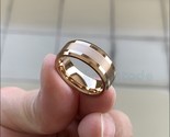 Lity rose gold wedding band for men women tungsten carbide engagement rings center thumb155 crop