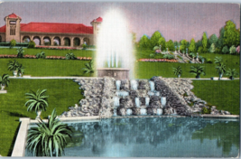 Rest House and Electric Fountain Forest Park St Louis Missouri Postcard - £4.18 GBP