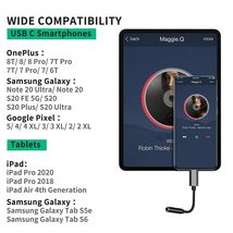 Usb C To 3.5Mm Audio Jack For Samsung S20 Fe S21 S22 5G Oneplus 8T Headphone Ada - £12.42 GBP