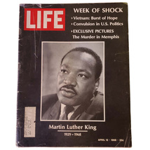 Vintage Life Magazine April 12, 1968 Martin Luther King - £15.97 GBP