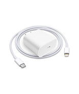 18W USB-C Power Adapter &amp; USB-C to Lightning 1 metre Cable (Power Mains ... - $14.94 CAD+