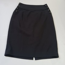 The Limited RN#54874 Women's Black Rear Zipper & Slit Skirt Size 6 image 10