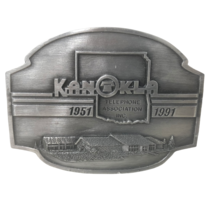 VTG Siskiyo Kanokla Telephone Association Inc Belt Buckle 1951 1991 - £27.23 GBP