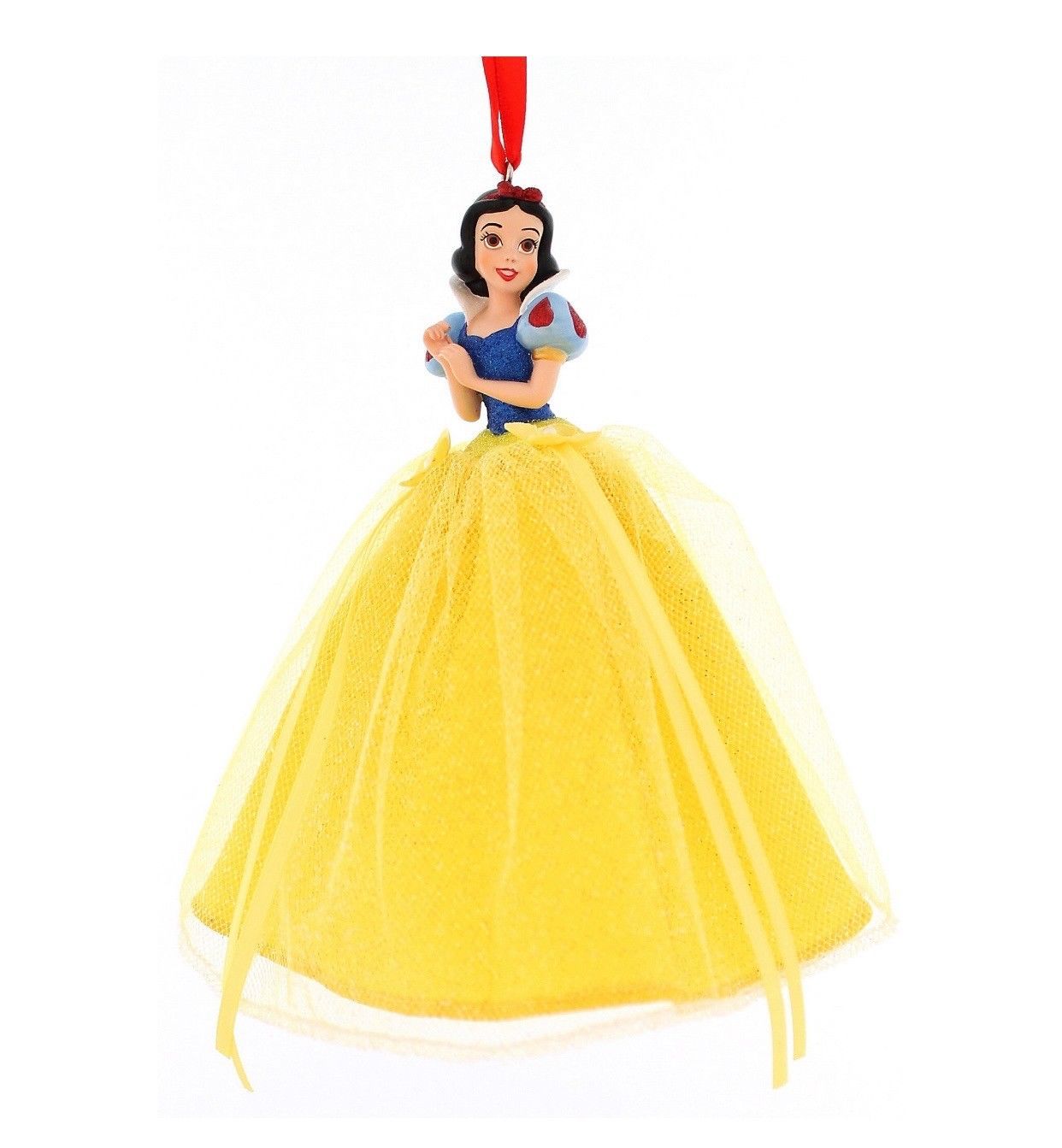 Disney Parks Princess Snow White Dress Ornament Tulle Christmas Holiday New - $28.74