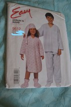 Stitch n Save 7386 Childrens NIghtshirt Pajamas Hat and Bootees XS, S UNCUT - £3.13 GBP