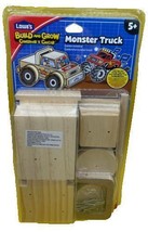 Lowes Build and Grow Project Kit Kids Wood Monster Truck Customize - $24.75