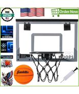 Pro Mini Basketball Hoop with Spring-loaded Rim - Indoor &amp; LED Features - $1,677.39 MXN