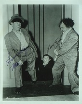 The Three Stooges Signed Photo x2 - Moe Howard, Larry Fine w/COA - £698.40 GBP