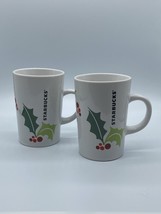 Starbucks Christmas Mugs 2011 10.6 Fl Oz. Set Of Two As Seen - £8.01 GBP