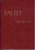 Goethe&#39;s Faust: A Complete German-English Vocabulary [Hardcover] Goethe;... - £7.42 GBP
