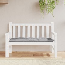 Garden Bench Cushion Gray 47.2&quot;x19.7&quot;x2.8&quot; Oxford Fabric - $2,001.96 MXN