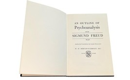 An Outline of Psychoanalysis by Freud 1949 HC 1st Norton Ed. James Strachey image 3