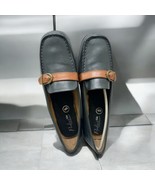 Gravity Defyer Perfect fit Shoes Blue Brown Buckle Leather Women&#39;s 8M sl... - $54.44