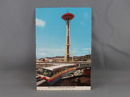 Vintage Postcard - Space Needle Monorial - Smith Western Co - £11.76 GBP