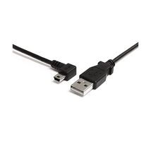 StarTech Mini USB Cable - A to Left Angle Mini B - 6 Feet (USB2HABM6LA)  - $15.00