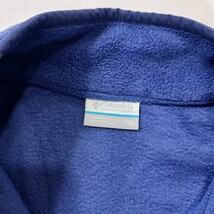 Columbia AL1302 Women's Blue Pullover Fleece 1/4 Snap Button Sweatshirt Size 2XL image 3