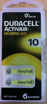 Duracell Activair (60 Pack) Size 10 Yellow Hearing Aid Batteries 1.45V Zinc Air - £47.27 GBP