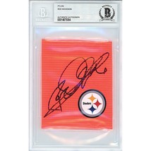 Rod Woodson Autograph Pittsburgh Steelers Signed Football Pylon Cut Beck... - £151.11 GBP