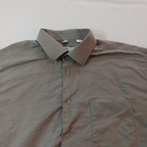 Godehwa Men's Gray Long sleeve Button-Up Shirt Measured Chest Size 47 Inches image 3