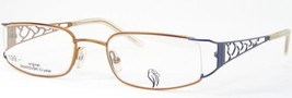Cobra Optics C12 C Copper /Blue Rare Eyeglasses w/ Swarovski Crystals 49... - $115.17