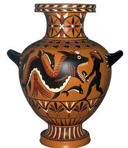 Herakles Heracles Labors Ancient Greek Hydria Vase Museum Replica Reproduction - £450.74 GBP