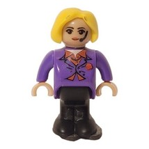 PlayMags 3D Magnetic Tiles Female Woman Figure Blonde Purple Jacket NEW No Pkg - £7.90 GBP