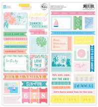 Pinkfresh Cardstock Stickers-Sunshine On My Mind PF156522 - £16.17 GBP