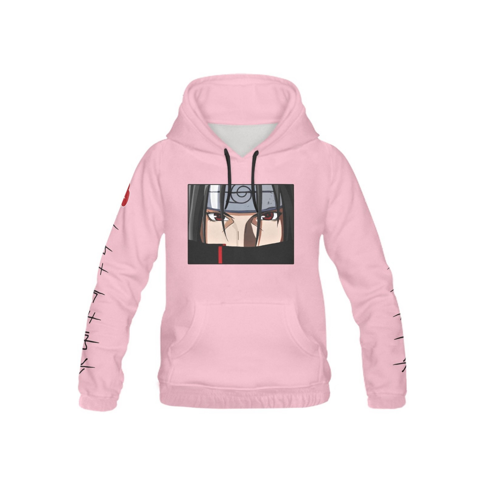 Primary image for Youth's PINK Itachi Uchiha Anime All Over Print Hoodie (USA Size)