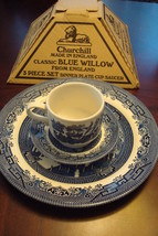 Churchill of England setting of 3 pieces, dinner plate, cup and saucer O... - $38.60