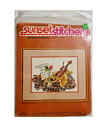 Sunset Stitchery Afternoon Recital 1979 Kit #2202 New old Stock - $25.92 CAD