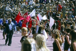 1971 Pretty Cheerleaders Bands at Drake Relays Des Moines IA Kodachrome Slide - £3.16 GBP