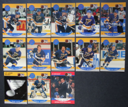 1990-91 Pro Set St. Louis Blues Series 2 Team Set of 13 Hockey Cards - $6.00