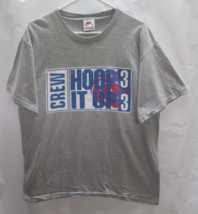 VTG Nike 3 On 3 Shirt Hoop It Up Gray Men’s M L USA Made Rare Basketball 90s Big - £37.15 GBP