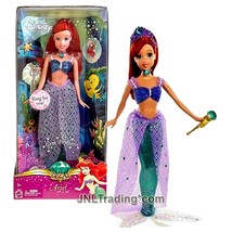 Year 2006 Disney Gem Princess 12 Inch Doll - ARIEL K6924 with Tiara and Scepter - £43.33 GBP