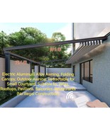 Electric Aluminum Alloy Awning, Folding Canopy, Outdoor Awnings - $1,365.08 CAD