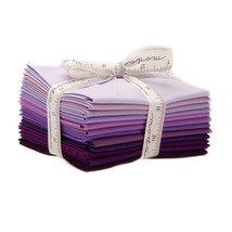 Moda BELLA SOLIDS 12 Fat Quarter Bundle 9900AB-128 Purple Quilt Fabric - £27.25 GBP