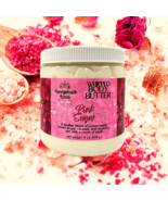Whipped Body Butter | Pink Sugar | 8 oz Jar | Vegan | Shea + Cocoa - £19.88 GBP