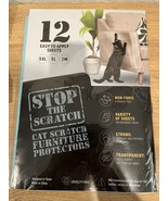 Cat Scratch Furniture Protectors 12 Easy to Peel Sheets Stop the Scratch... - $37.12 CAD