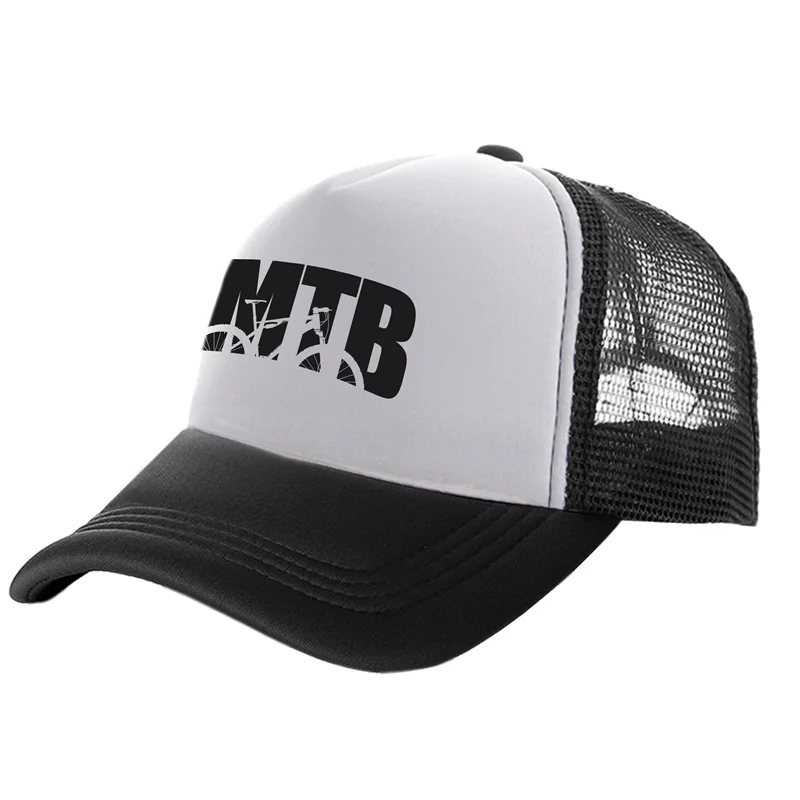 MTB Mountain Bikes Trucker Cap Cool Men Ride Mountains Bicycle Hat Baseball Caps - £13.74 GBP