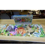 Ceaco Exotic Animals Panoramic Puzzle 700 pcs Complete 34&quot; x 12&quot;  - $20.35 CAD