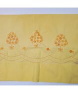 Vintage Pillow Case Cover Orange Cross Stitch 30x20 Inch - $203.10 MXN Vintage Pillow Case Cover Orange Cross Stitch 30x20 Inch - $203.10 MXN