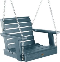 Weatherly Single Seat Porch Swing, Nantucket Blue, Highwood Ad-Porw3-Nbe. - $264.93