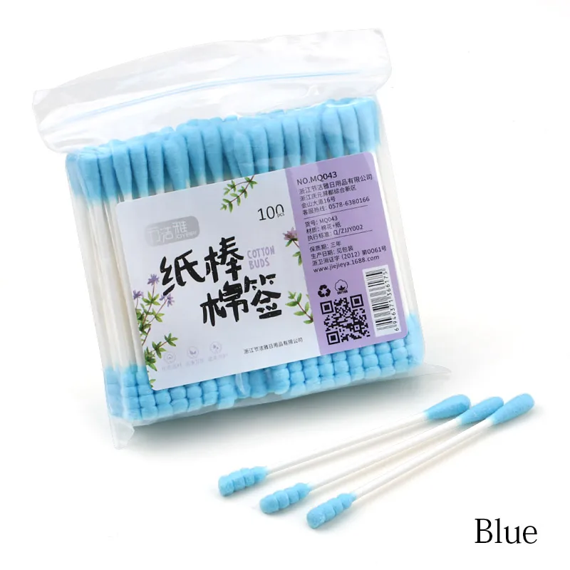 100pcs Durable Disposable Cotton Swab Soft Eyelash Extension Makeup Brushes For  - £14.42 GBP