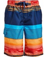 KANU SURF MEN&#39;S MOONBEAM NAVY/ORANGE SWIM SHORTS/TRUNKS ASSORTED SIZES 7456 - $21.93 CAD