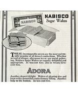 1914 Nabisco Adora Sugar Wafers Dessert Advertisement WW1 Era Antique Ep... - €25,75 EUR