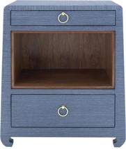 Side Table BUNGALOW 5 MING Contemporary Chow Feet Stained Wood Interior - £1,672.64 GBP