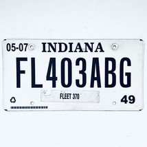 2007 United States Indiana Marion County Fleet License Plate FL403ABG - $225.96 MXN