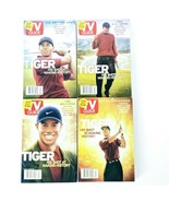 TV Guide June 9-15 2001 Tiger Woods His Shot At Making History 4 Cover Set - £11.41 GBP