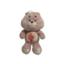 Kenner Vintage Care Bears Plush Stuffed Animal Toy Purple Lilac Milkshake 13 in - £11.73 GBP
