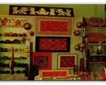 Display of Panamanian Handicrafts Panama UNP Chrome Postcard Z4 - $3.91